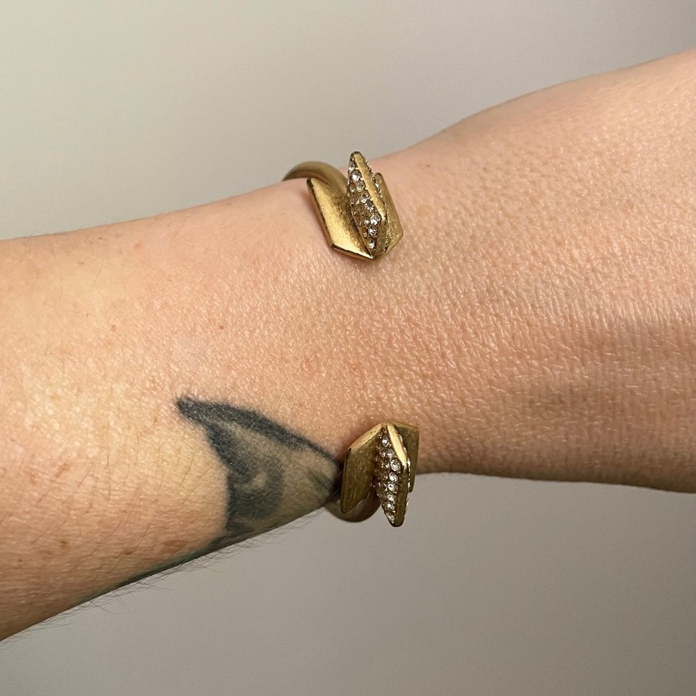 Madewell Pave Arrow Cuff Bracelet
